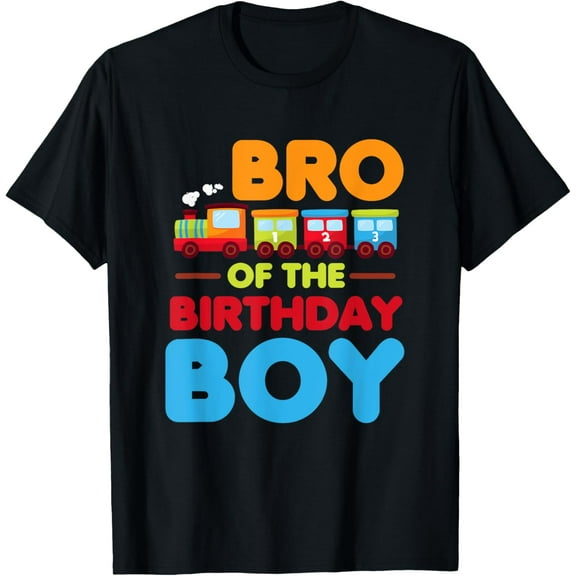 Exquisite and comfortable-Railroad Birthday Boy Shirt | Bro of the Birthday Boy Train T-Shirt