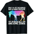 thumbnail image 1 of Exquisite and comfortable-Rare Disease Awareness Day Zebra Ribbon T-Shirt, 1 of 4
