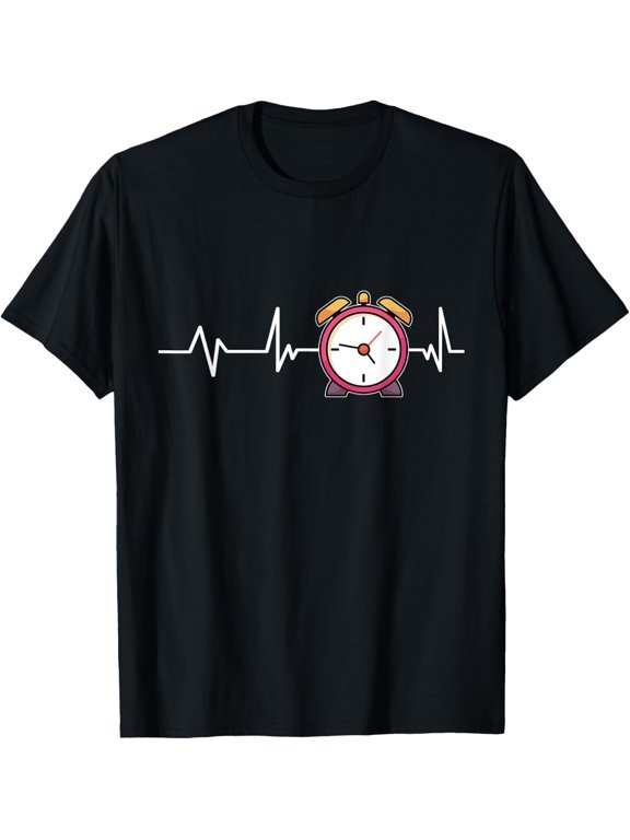 Exquisite and comfortable-Retro Alarm Clock Heartbeat Alarm Clock Gift Alarm Clock T-Shirt