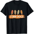 thumbnail image 1 of Exquisite and comfortable-Retro Corn Dogs Make Hot Dogs On Stick Corn Dog Lover T-Shirt, 1 of 4