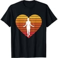 thumbnail image 1 of Exquisite and comfortable-Retro Heart Jump Rope Tightrope Walker Walking Jump Roping T-Shirt, 1 of 4