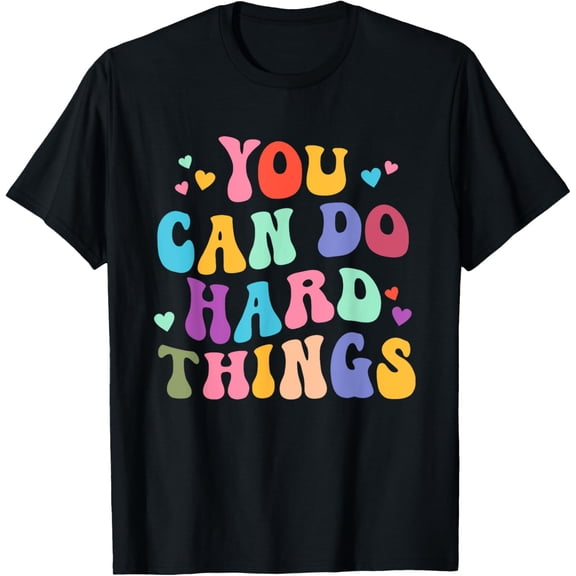 Exquisite and comfortable-Retro You Can Do Hard Things Test Day Motivated Teacher Kids T-Shirt