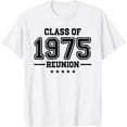 thumbnail image 1 of Exquisite and comfortable-Reunion Class 75 Celebration High School Alumni College Crew T-Shirt, 1 of 4