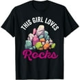 thumbnail image 1 of Exquisite and comfortable-Rock Collector Hunting Women Girl Stones Geology Rockhound T-Shirt, 1 of 4