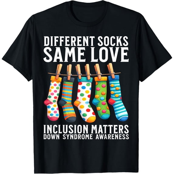 Exquisite and comfortable-Rock Your Socks Down Syndrome Awareness Support Gifts Kids T-Shirt