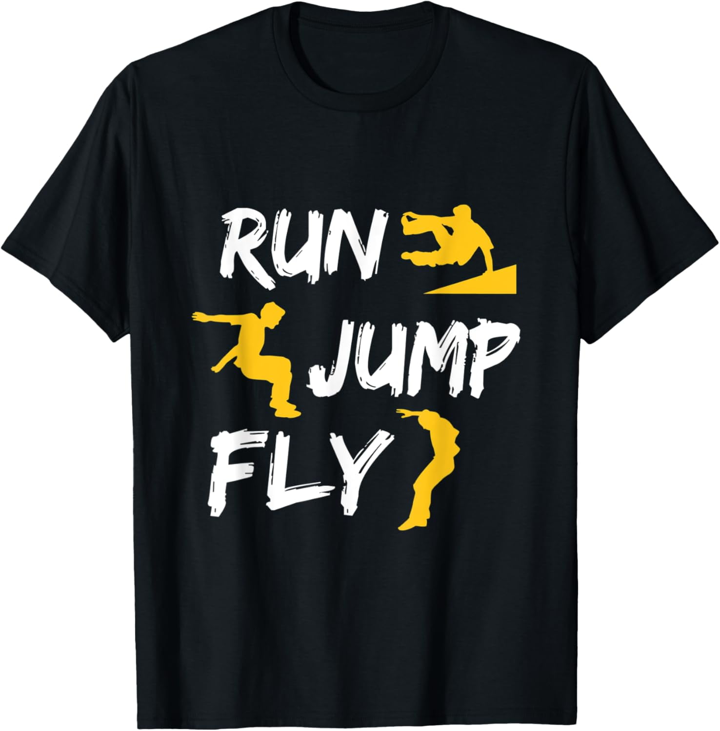 RUN & FLY BLACK & WHITE STRIPED T-SHIRT main image 0