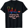 thumbnail image 1 of Exquisite and comfortable-Sacrificing My Safety for Your Sake Frontliner Sayings T-Shirt, 1 of 4