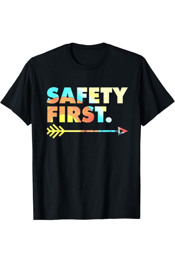 Exquisite and comfortable-Safety First - Archery T-Shirt