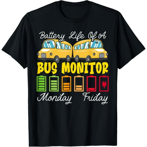 Exquisite and comfortable-School Bus Monitor Bus Aide Attendant Bus Monitor T-Shirt