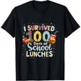 thumbnail image 1 of Exquisite and comfortable-School Cafeteria Worker Lunch Lady 100 Days Of Lunch Woman T-Shirt, 1 of 4