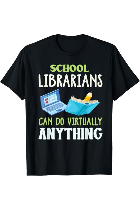 Exquisite and comfortable-School Librarian Shirt Virtual Librarian Work Library Gift T-Shirt