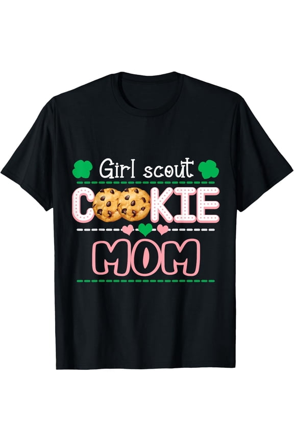 Exquisite and comfortable-Scout for Girls Cookie Mom Funny Scouting Family Matching T-Shirt