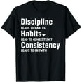 thumbnail image 1 of Exquisite and comfortable-Self Improvement Mindset Discipline Leads To Success T-Shirt, 1 of 4