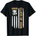 thumbnail image 1 of Exquisite and comfortable-Senior 26 Class of 2026 American Flag Graduation 2026 Gifts T-Shirt, 1 of 7