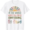 thumbnail image 1 of Exquisite and comfortable-Sign Language Deaf Awareness Kindness ASL Lenguaje de Se?as T-Shirt, 1 of 4