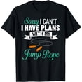 thumbnail image 1 of Exquisite and comfortable-Skipping Rope Jump Mat Workout Exercise T-Shirt, 1 of 4
