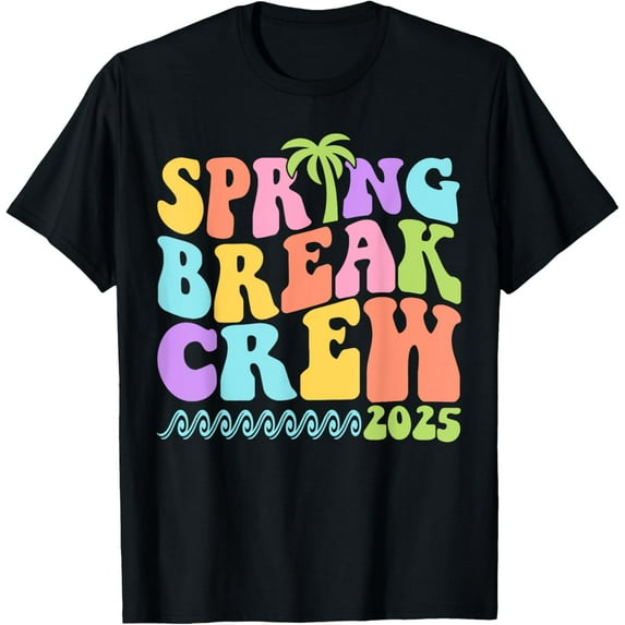 Exquisite and comfortable-Spring Break Crew 2025 Matching Family Group Vacation Trip T-Shirt