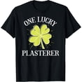 thumbnail image 1 of Exquisite and comfortable-St Patricks Day Shirt Lucky Plasterer Gift T-Shirt, 1 of 4