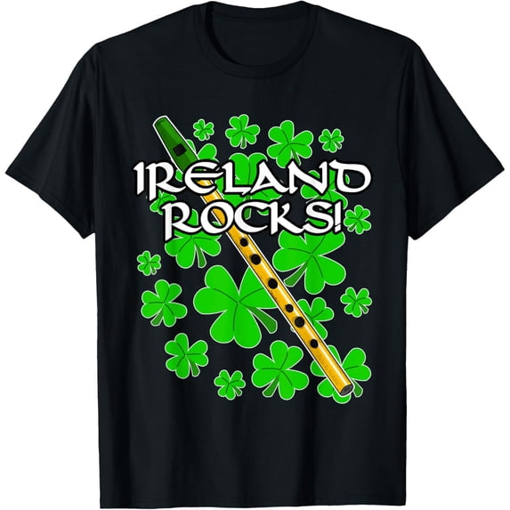 Exquisite and comfortable-St Patricks Day Tin Whistle Player Irish Musician Ireland T-Shirt