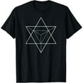 thumbnail image 1 of Exquisite and comfortable-Star Sacred Geometry Math T-Shirt, 1 of 4