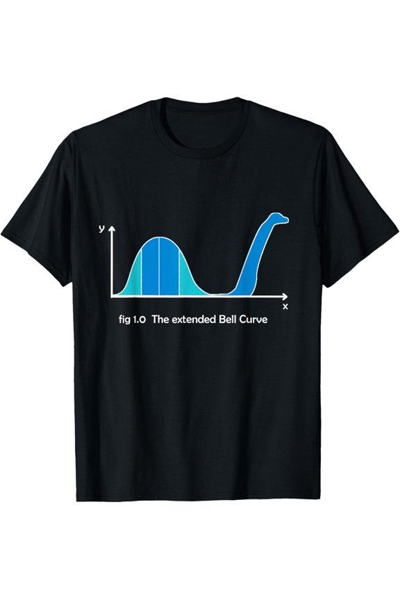 Exquisite and comfortable-Statistics Normal Distribution Bell Curve Math Pun T-Shirt
