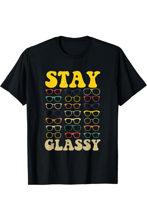 Exquisite and comfortable-Stay Glassy Optometrist Eye Doctor Optometry Eyeglasses T-Shirt