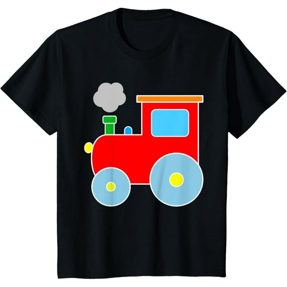 Exquisite and comfortable-Steam Locomotive Engine Shirt Train Toddler Boys T-Shirt