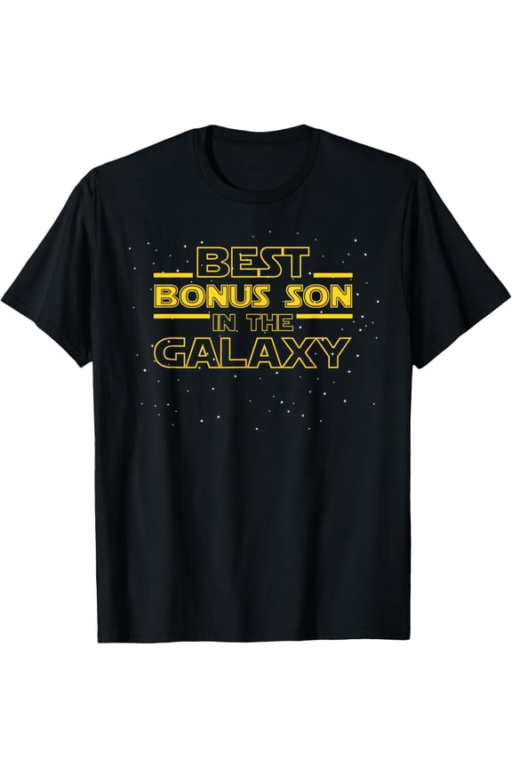 Exquisite and comfortable-Stepson Shirt Gift for Bonus Son, Best Bonus Son in Galaxy T-Shirt