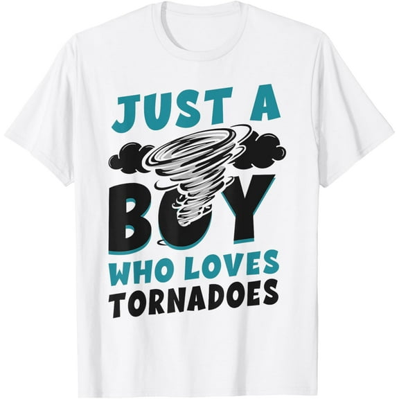 Exquisite and comfortable-Storm Chaser Hurricane Meteorology Tornado Kids Just A Boy T-Shirt