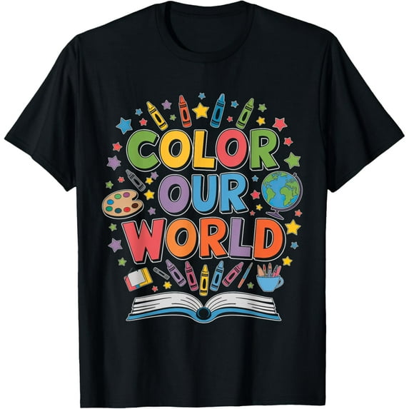 Exquisite and comfortable-Summer Reading Art and Creativity Enthusiast Color our World T-Shirt