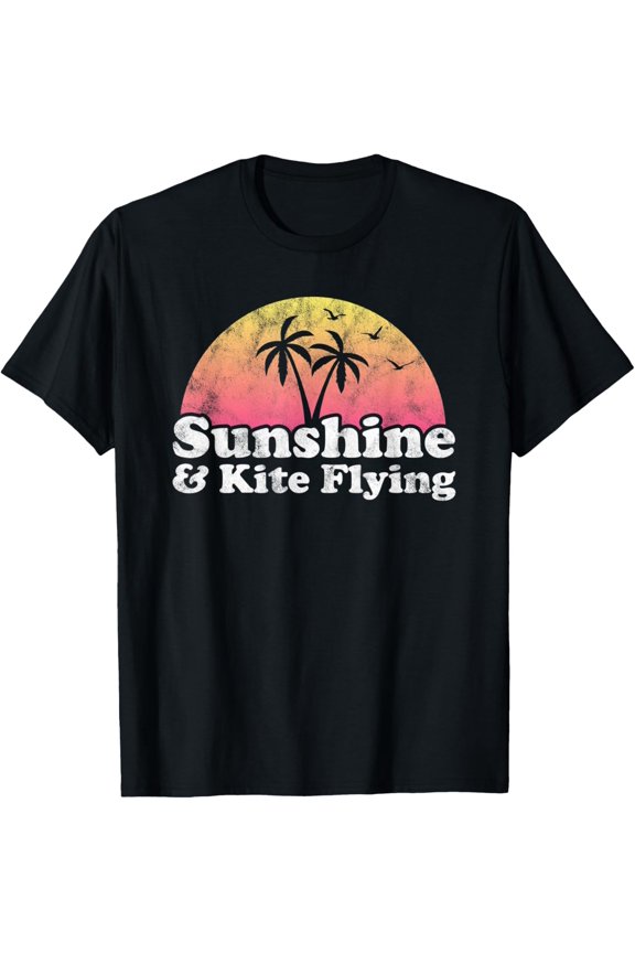 Exquisite and comfortable-Sunshine and Kite Flying T-Shirt