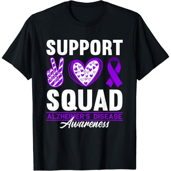 Exquisite and comfortable-Support Awareness Squad I ALZ Remember Alzheimers T-Shirt