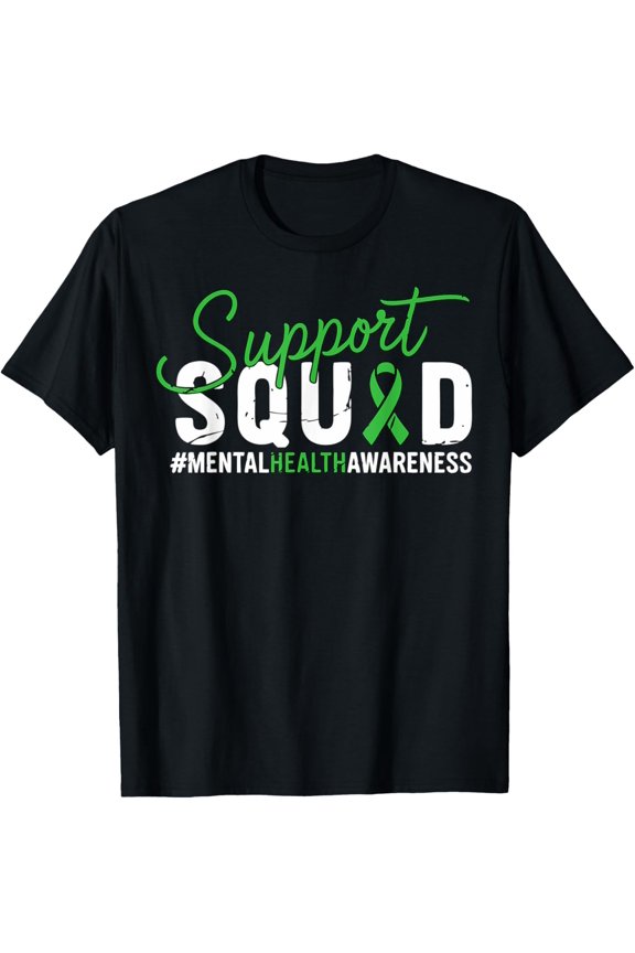 Exquisite and comfortable-Support Squad Mental Health Awareness Men Women Kids Team T-Shirt