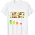 thumbnail image 1 of Exquisite and comfortable-Teaching Assistant Battery Life Assistant Teacher Men Women T-Shirt, 1 of 4