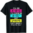 thumbnail image 1 of Exquisite and comfortable-Thats Where I Draw The Line Funny Geometry Math Joke T-Shirt, 1 of 4