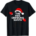 thumbnail image 1 of Exquisite and comfortable-The Keg Drinking Santa Brewery Funny Christmas Beer T-Shirt, 1 of 4