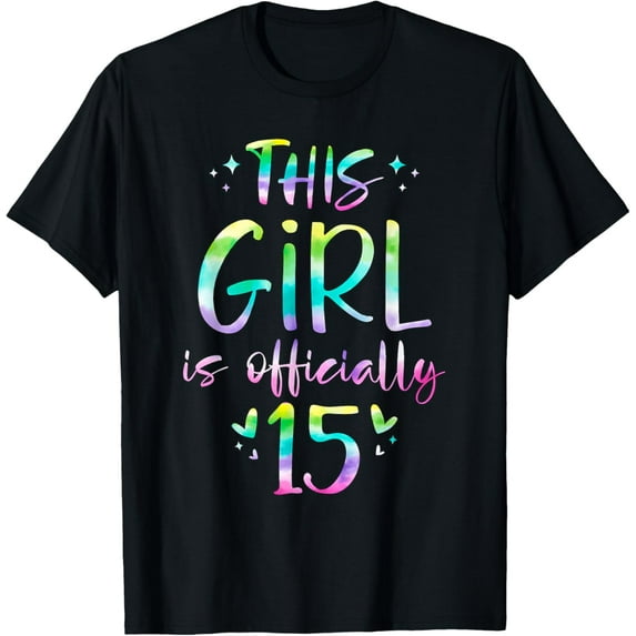 Exquisite and comfortable-This Girl Is Officially 15 Fifteen Years Old 15th Birthday T-Shirt
