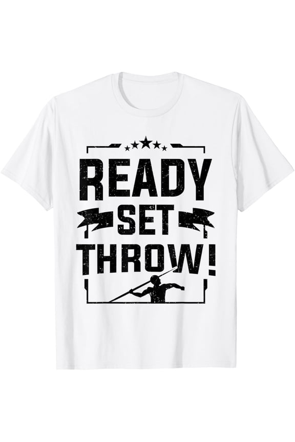 Exquisite and comfortable-Track And Field Javelin Thrower Spear Athletics Competition T-Shirt