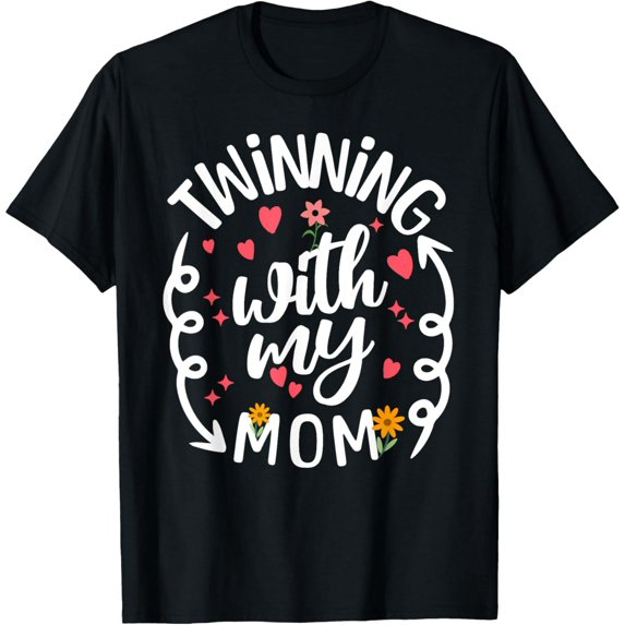 Hand Embroidered silk twinning set for Mom + Daughter
