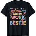 thumbnail image 1 of Exquisite and comfortable-Twinning With My Work Bestie T-Shirt, 1 of 4