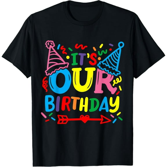 Exquisite and comfortable-Twins Twin It's our Birthday T-Shirt