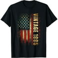 thumbnail image 1 of Exquisite and comfortable-Vintage 1995 American Flag 30th Birthday 30 Years Old Men T-Shirt, 1 of 4