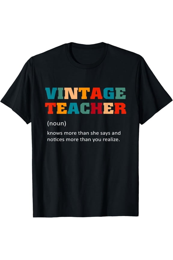 Exquisite and comfortable-Vintage Teacher Definition Teaching T-Shirt