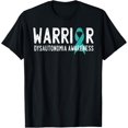 thumbnail image 1 of Exquisite and comfortable-Warrior Dysautonomia Awareness Turquoise Ribbon Fighter T-Shirt, 1 of 4