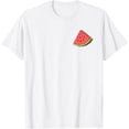 thumbnail image 1 of Exquisite and comfortable-Watermelon Shirt Cute Fun Summer Watermelon Girls Women Gift T-Shirt, 1 of 4
