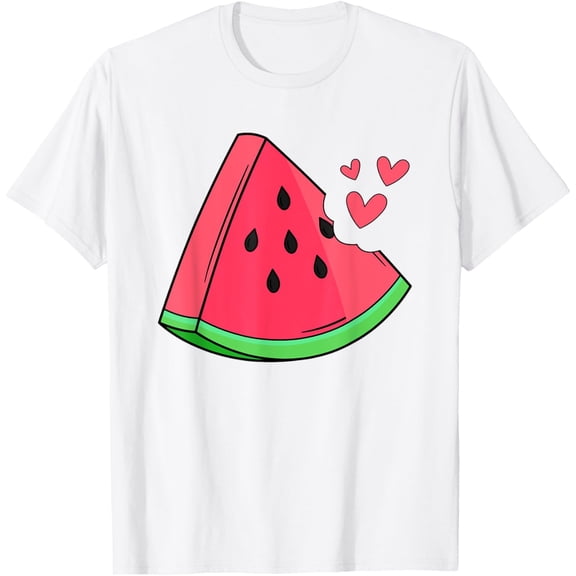 Exquisite and comfortable-Watermelon Slice Melon Summer Vacation Season Fruit Lovers T-Shirt
