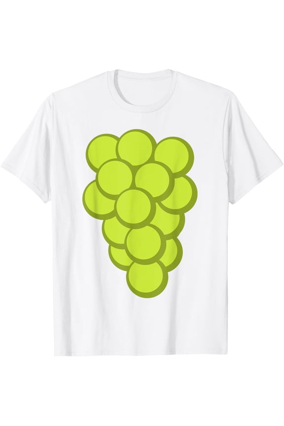 Exquisite and comfortable-White Grapes Matching Group Halloween Costume for Men Women T-Shirt