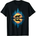 thumbnail image 1 of Exquisite and comfortable-Wolf Forest Nature Wildlife Outdoor Men Women Kids Boys T-Shirt, 1 of 4