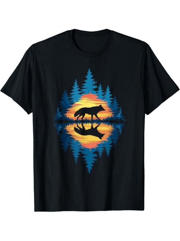 Exquisite and comfortable-Wolf Forest Nature Wildlife Outdoor Men Women Kids Boys T-Shirt