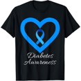 thumbnail image 1 of Exquisite and comfortable-World Diabetes Day 2022 Type 1 Type 2 Diabetes Awareness T-Shirt, 1 of 4